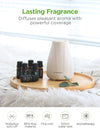 InnoGear Essential Oil Diffuser with Oils, 100ml Aromatherapy Diffuser with 6 Essential Oils Set, Aroma Cool Mist Humidifier Gift Set, Grey Wood Grain
