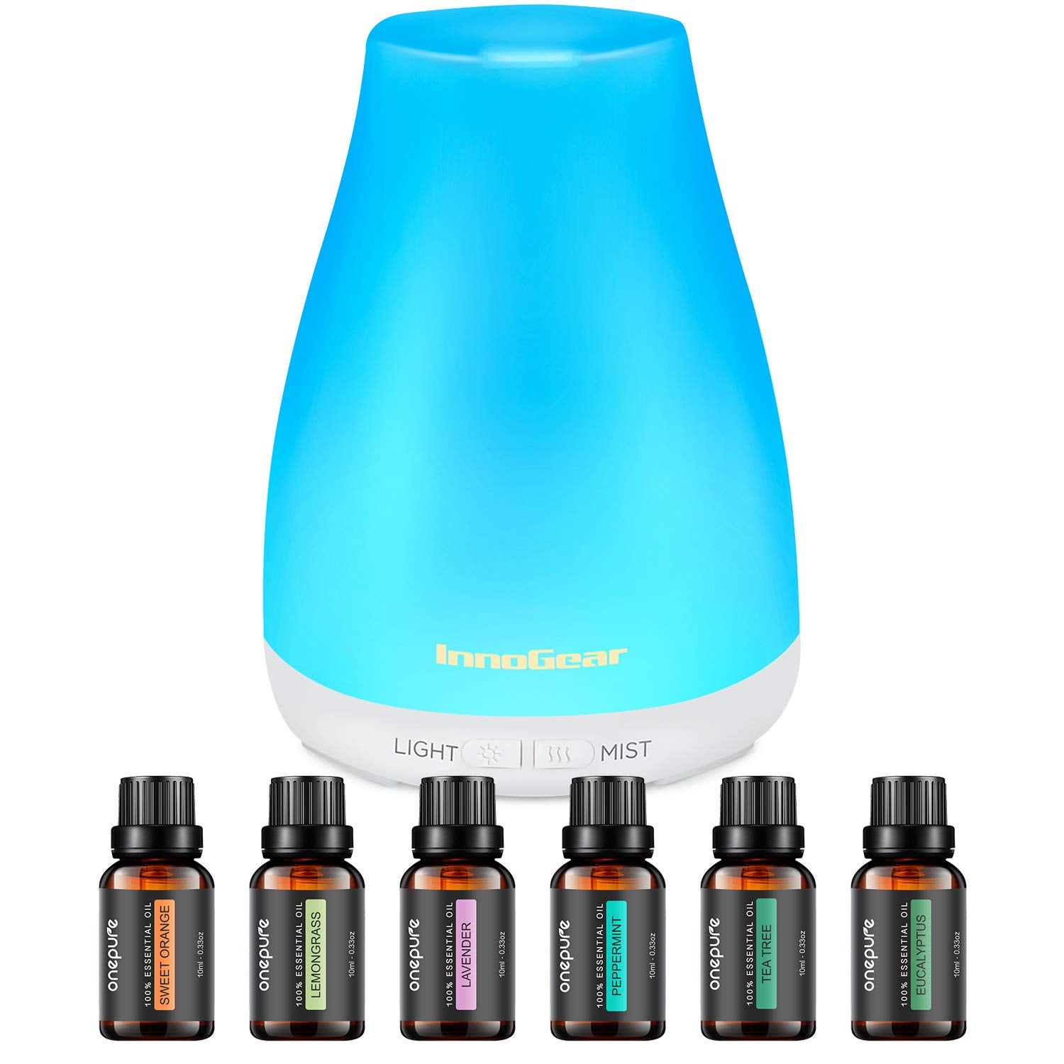 InnoGear Essential Oil Diffuser with Oils, 100ml Aromatherapy Diffuser