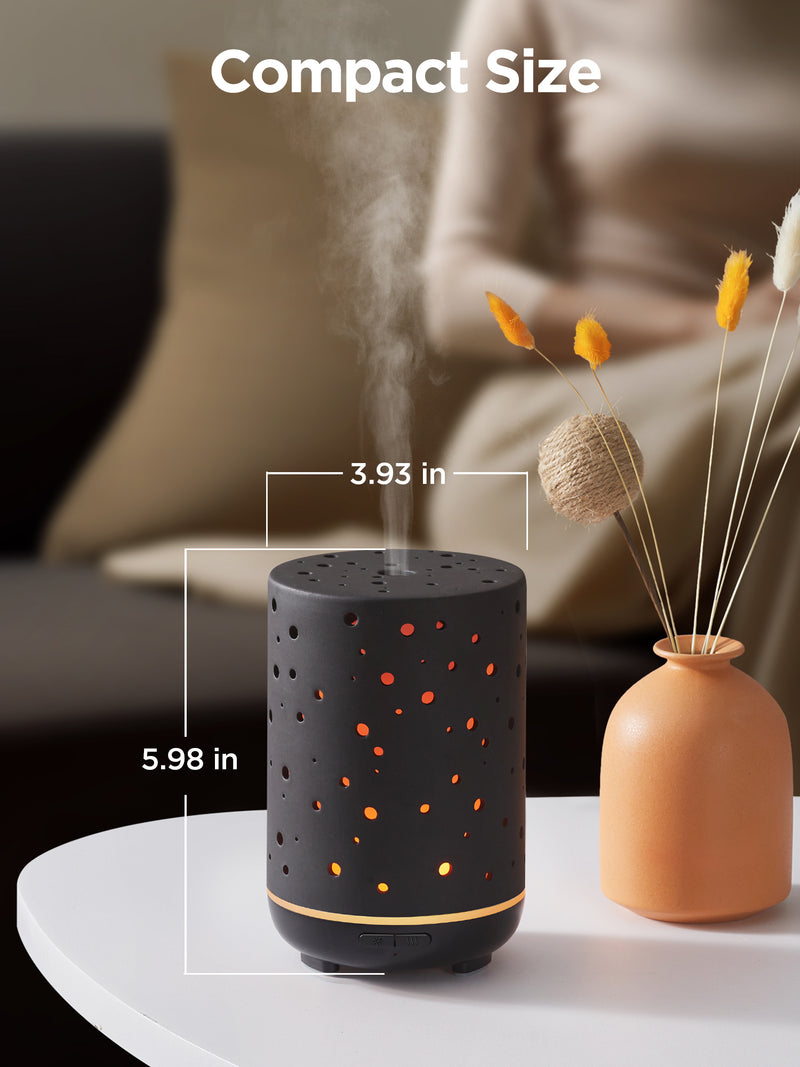 InnoGear Ceramic Diffuser, 150ML Essential Oil Diffuser for Home Handc