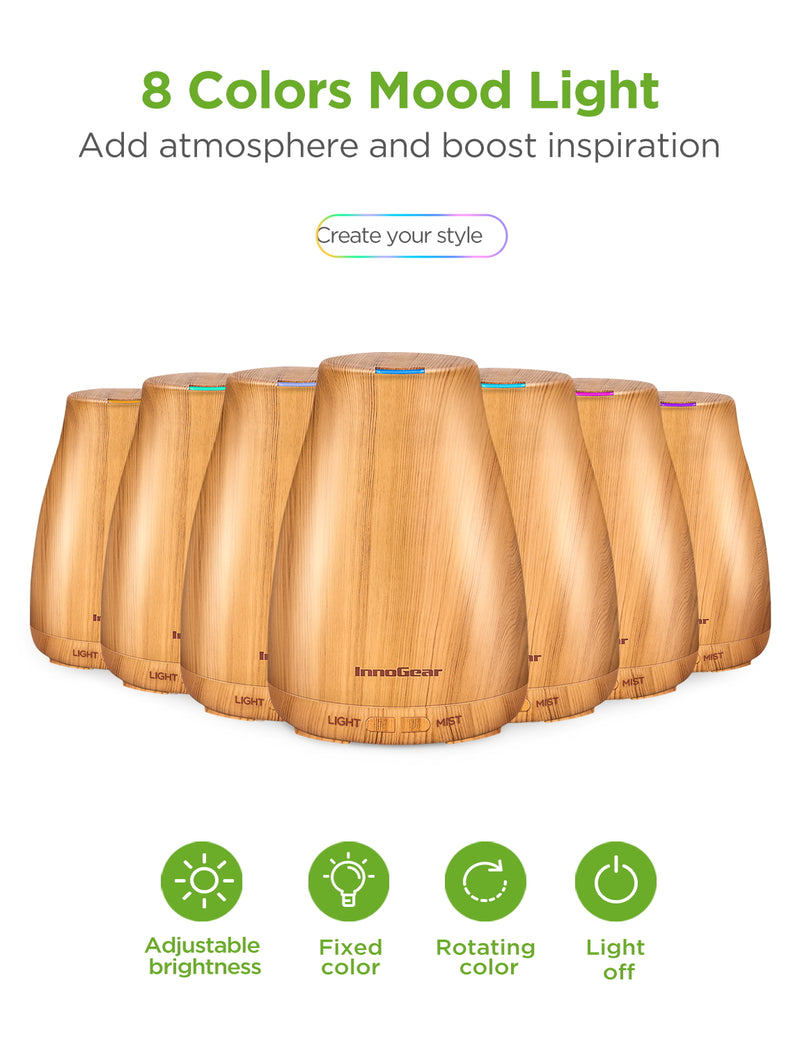 How to use InnoGear wood grain diffuser & essential oils set 