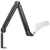 InnoGear Mic Stand, Boom Arm Microphone Stand Desk with Mount Clamp Cable Management Channels Detachable Riser 5/8" Thread Adapter for Blue Yeti Snowball Hyper X QuadCast SoloCast AT2020 Shure SM7B