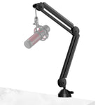 InnoGear Microphone Boom Arm, Mic Stand Desk with Cable Management Microphone Holder Studio Microphone Stand Arm Stand for HyperX QuadCast SoloCast Blue Yeti Snowball Fifine Shure SM7B