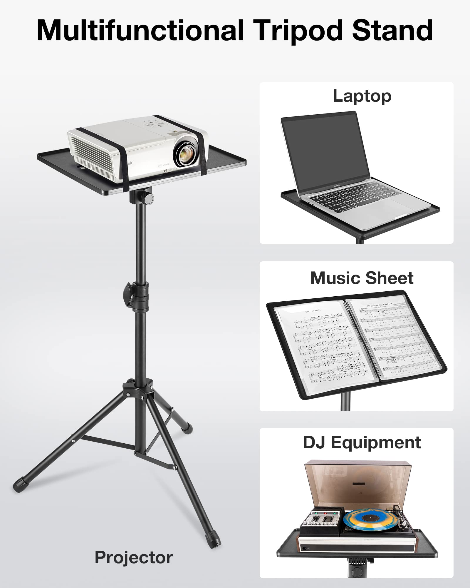 InnoGear Upgraded Projector Stand Laptop Stand