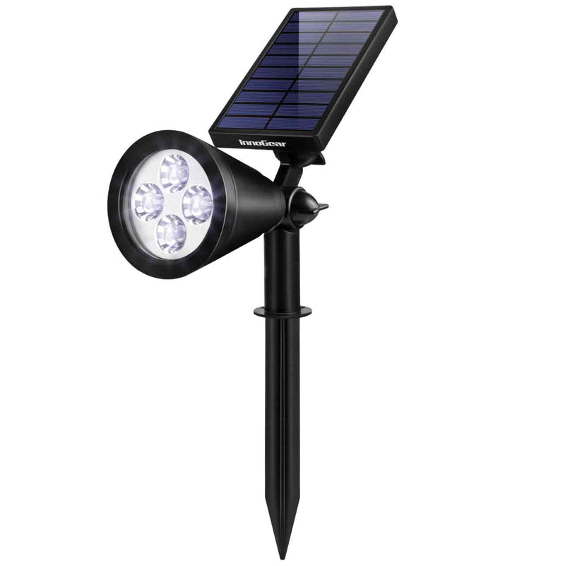 InnoGear Solar Flag Pole Light, Solar Lights Outdoor Waterproof Landscape Spotlights Outside Spot Lights for Flag Uplighting Backyard Patio Pathway Statue Palm Tree Sign, Cool White