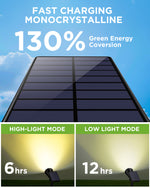 InnoGear Solar Lights for Outside, Solar Lights Outdoor Waterproof Solar Garden Yard Spot Lights Spotlight Pathway Landscape Lighting Wall Light Auto On/Off, Pack of 2 (Warm White)