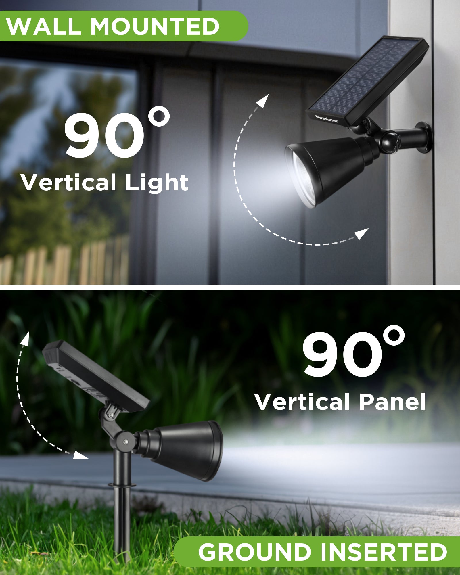 InnoGear Solar Lights for Outside Solar Lights Outdoor Waterproof Sol