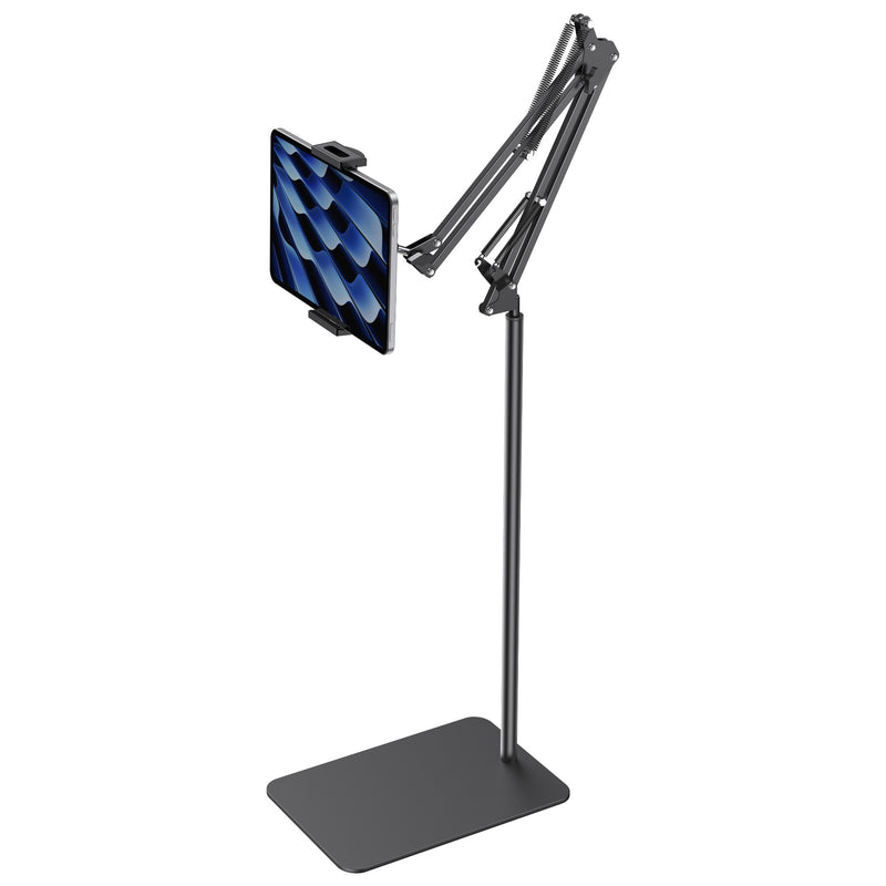 InnoGear Tablet Floor Stand, Overhead Bed Phone Stand Adjustable Holder Universal Floor Stand Compatible with iPhone iPad Pro Air Mini, Samsung Tab, Kindle, E-Readers, Medium