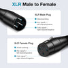 InnoGear XLR Microphone Cable 3 Feet 2 Pack Male to Female 3-Pin Balanced XLR Mic Cables Cord for Speaker Podcast Audio Mixer