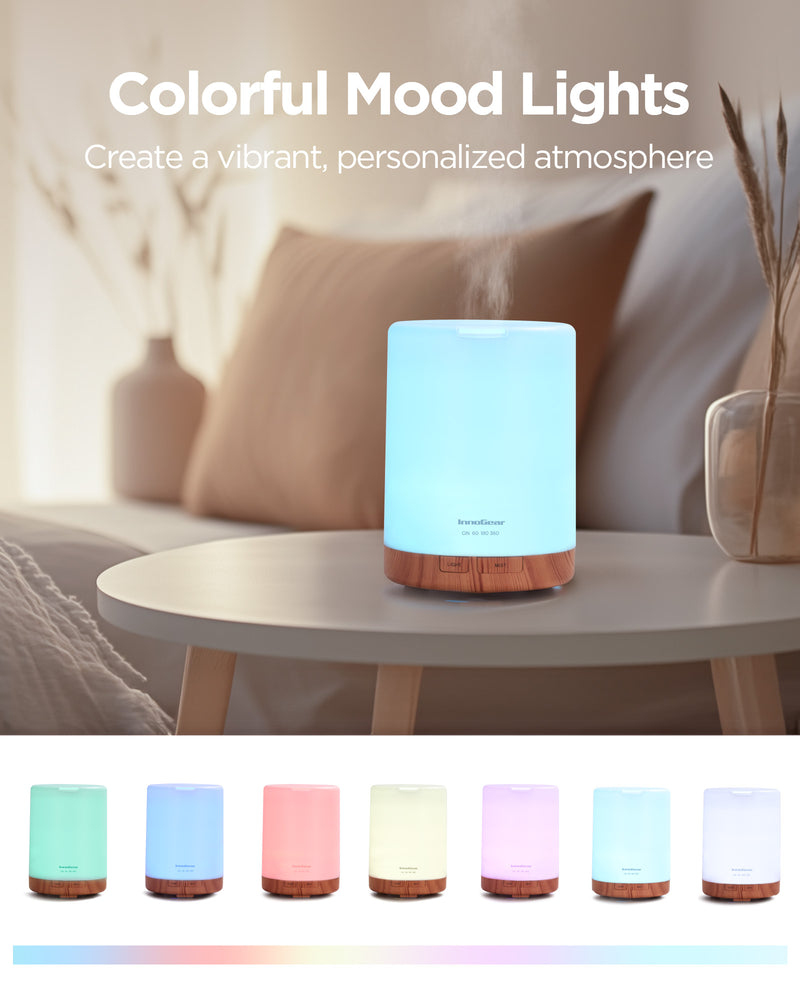 InnoGear 300ML Essential Oil Diffuser, Premium 5-in-1 Ultrasonic Aroma InnoGear 300ML Essential Oil Diffuser, Premium 5-in-1 Ultrasonic Aroma