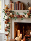 InnoGear Artificial Flowers, 50 Pcs Shades of Earth Tones Foam Fake Roses Bulk with Stems for Decoration Celebration DIY Wedding Bouquets Centerpieces Bridal Shower Party Christmas Tree
