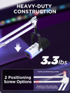 InnoGear Boom Arm Microphone Mic Stand for Blue Yeti HyperX QuadCast SoloCast Snowball Fifine Shure SM7B and other Mic, Medium, White