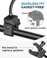 InnoGear Mic Stand Phone Holder, Flexible Phone Holder for Microphone Stand iPhone Mic Stand Holder, Music Stand Accessories Phone Mount for iPhone 16 15 14 13 12 MAX Pro Samsung Galaxy All Phones