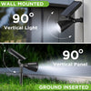 InnoGear Solar Flag Pole Light, Solar Lights Outdoor Waterproof Landscape Spotlights Outside Spot Lights for Flag Uplighting Backyard Patio Pathway Statue Palm Tree Sign, Cool White