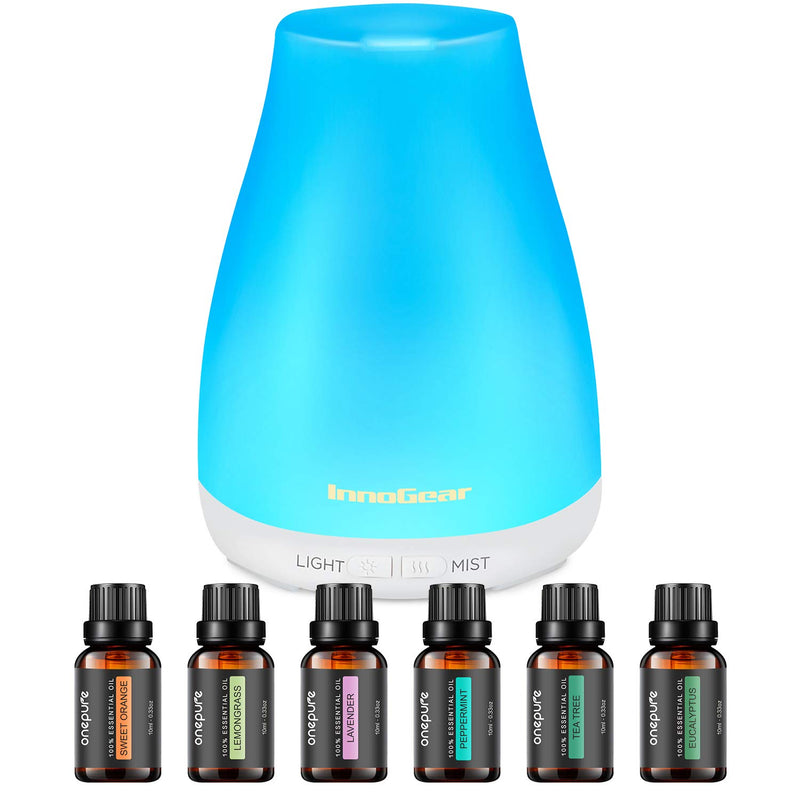 InnoGear Essential Oil Diffuser with Oils, 100ml Aromatherapy Diffuser