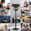 InnoGear Upgraded Webcam Desktop Stand Adjustable Flexible Holder Stand with Tripod Head, Gooseneck and Base for Logitech Webcam C922 C930e C920S C920 C615 and BRIO and Other Devices with 1/4" Thread
