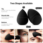 InnoGear Makeup Sponge Blender Set, Black Latex-Free Beauty Sponge Makeup Foundation, Flawless for Powder, Cream or Liquid Application, Soft Multi-Purpose Cosmetic Applicator Puff (10 Pcs)