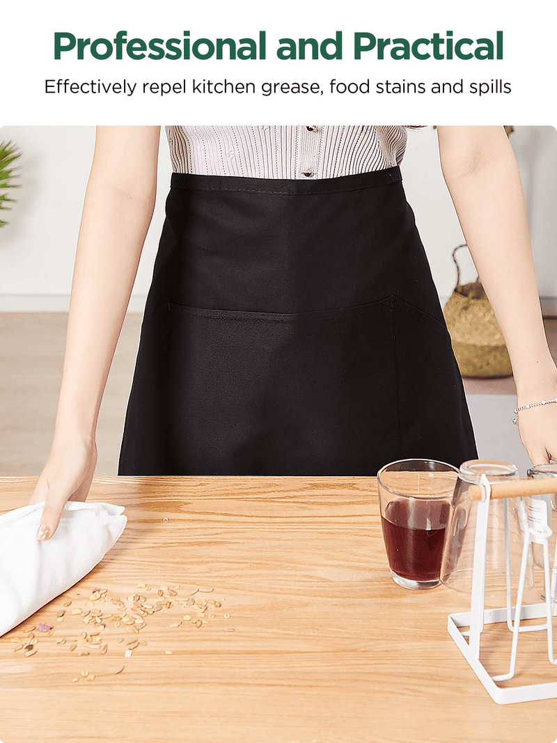 Black waist apron deals
