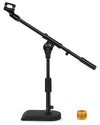 InnoGear Adjustable Desk Microphone Stand, Weighted Base with Soft Grip Twist Clutch, Boom Arm, 3/8" and 5/8" Threaded Mounts for Kick Drums, Guitar Amps, Blue Yeti and Blue Snowball