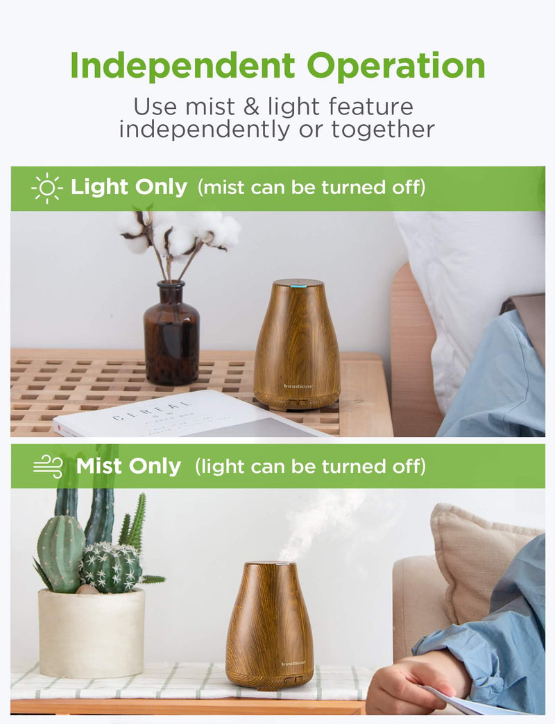 InnoGear Essential Oil Diffuser, Upgraded Diffusers for Essential