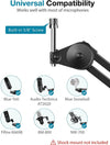 InnoGear Large Microphone Boom Arm Mic Stand Adjustable Clip Studio Suspension Scissor Arm Mount for Blue Snowball, Blue Snowball ICE, Blue Yeti, Blue Yeti X, Blue Yeti Pro, Blue Yeti Nano [UK]