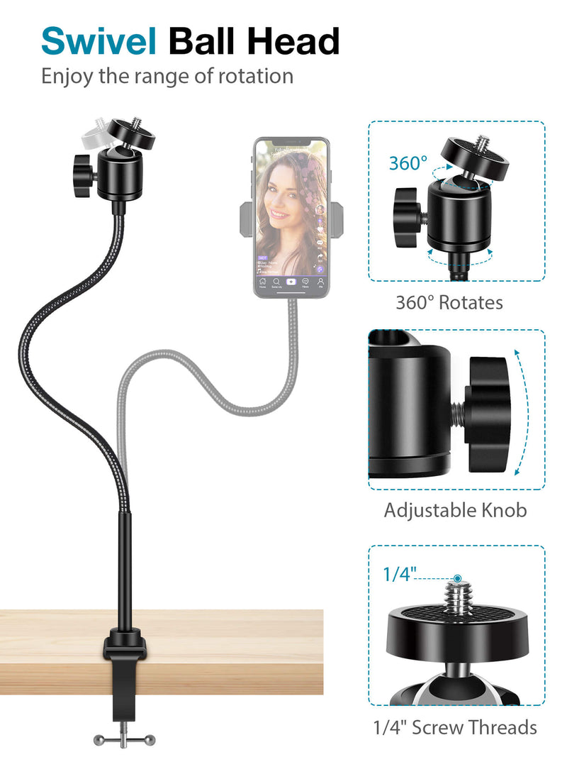 gooseneck webcam stand
