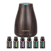 InnoGear Essential Oil Diffuser & Oils, Aromatherapy Diffuser with 6 Essential Oils Set, Aroma Cool Mist Humidifier Gift Set
